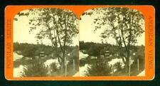 a731, E & H T Anthony Stereoview, #8739, The Lake and Boat Landing, NY, 1880s picture